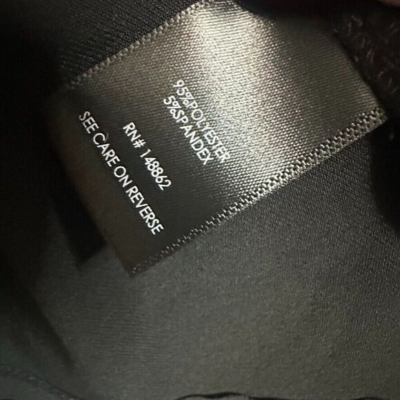 Torrid‎ Black Layered Sleeveless Top Women's 0 /12 Black Flowy Whimsical Goth - Picture 4 of 5